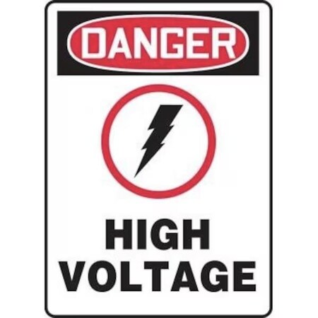 Accuform OSHA DANGER SAFETY SIGN HIGH MELC101XV MELC101XV
